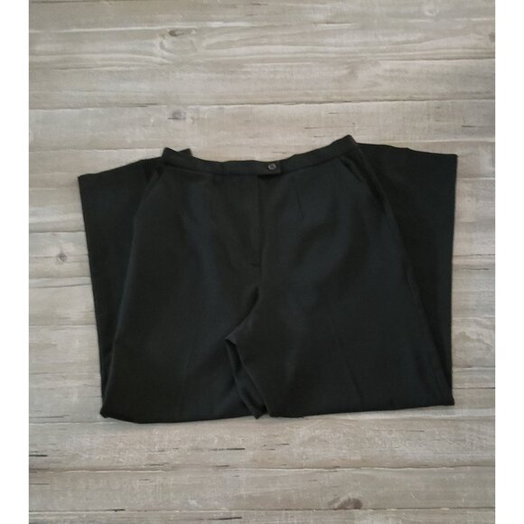 Collections By Cross Country Fashions Women's Black Dress Pants Size 12 - Picture 2 of 8